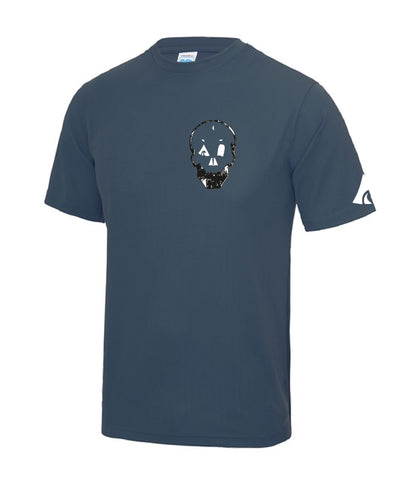 Camo Skull Cool Tee- Airforce Blue